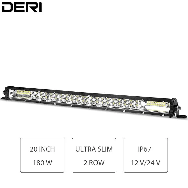 

Ультратонкая световая балка для дальнего света 20 дюймов, комбинированный луч для грузовика, прицепа, экскаватора, бульдозера, сборщика, зер...