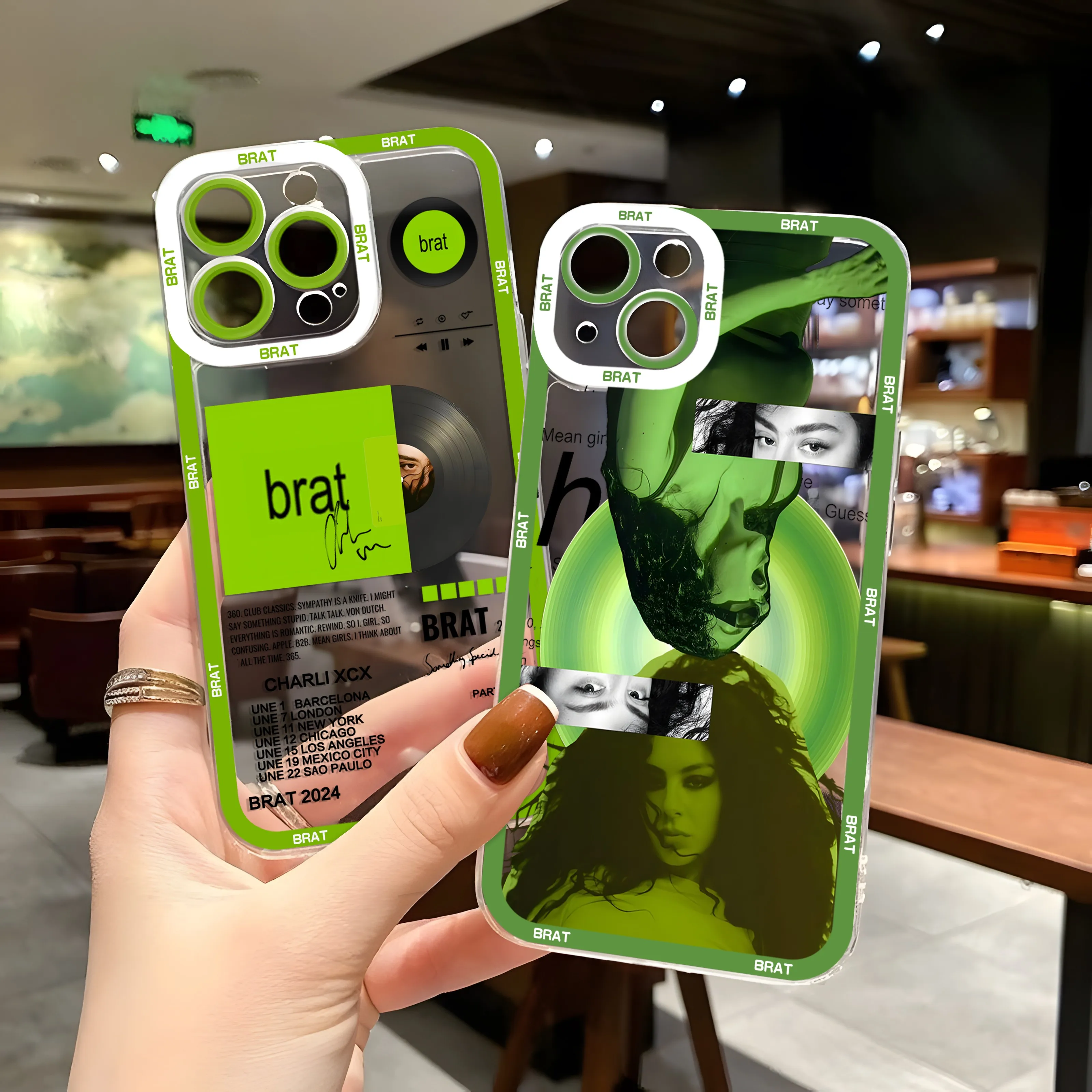 C-Charlis XCX B-BRAT Brat 360 365 чехол для телефона Xiaomi Redmi Note 13 12 12C 11 10 10C 13C 10s 9 9s 9A 9T 9C 8 7 Pro Max 4G 5G