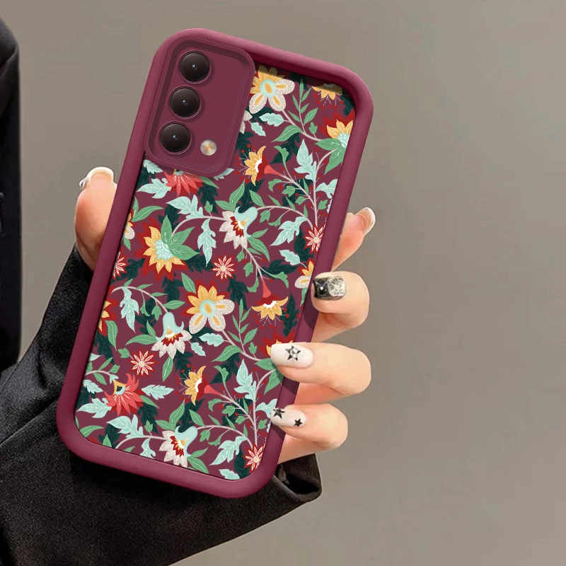 Чехол для телефона с цветочным рисунком для Infinix Pova 9 7 Ultra 6 Neo Camon 50 40 Pro Spark 40C 30 Pro 6 Go 1 2024 2023, противоударный чехол (art.: 3920db1e76cdb) - 3920db1e76cdb