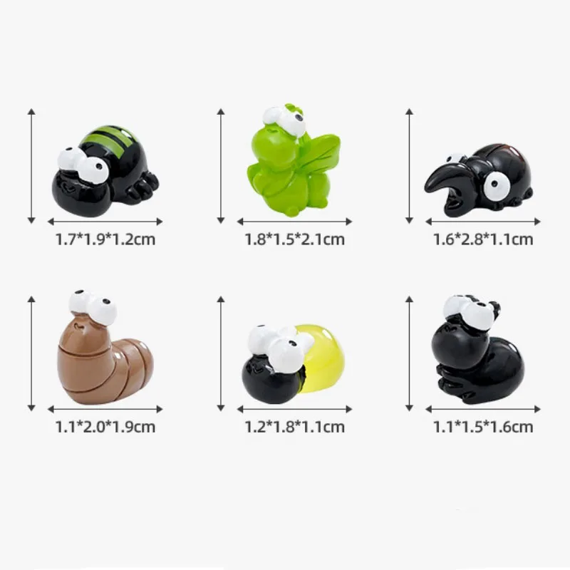 

Миниатюрные фигурки для сада: бабочки, лягушки, гусеницы