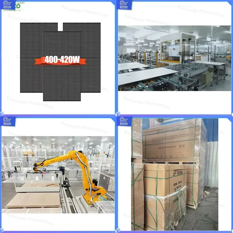 Фото Солнечная панель Jinkohu Neo N-Type 400W 410W 420W, монокристаллическая, полностью черная, 54HL4-B, 5400Pa, снеговая нагрузка, гарантия 30 лет, высокая производительность №1