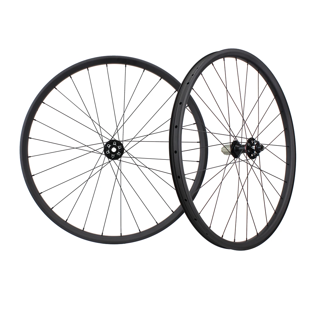 29er Carbon disc mtb wheels 30x22mm tubeless Asymmetry boost 110x15 148x12 1450g carbon wheelset mtb 29 carbon wheels