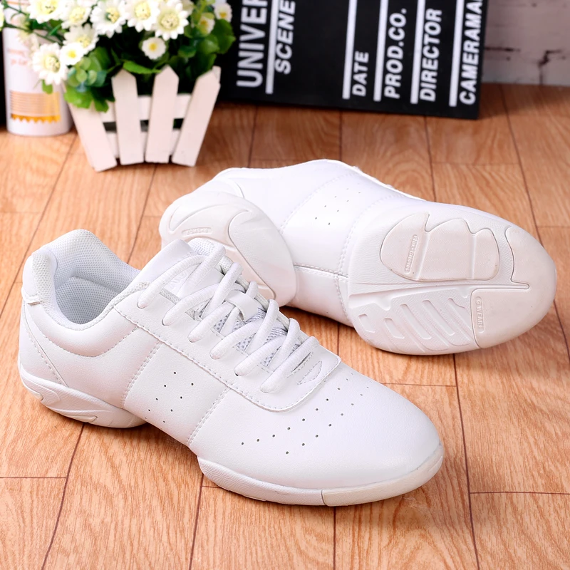 Fitness sneakers Women Walking Shoes Comfortable Breathable Casual Shoes Sports Footwear White Trainers Lace-up  Wear-resistance
