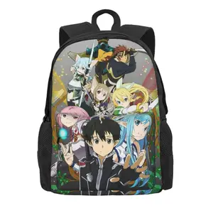 Sword Art Online 4 school bags Backpack Men School Mens Backpacks Bag Ita Bag Travel Female Bag