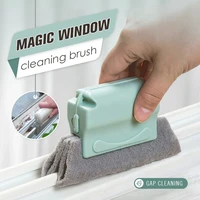 creative window groove quickly cleaning cloth window cleaning brush windows slot cleaner brush clean window slot clean tool