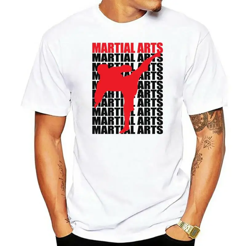 

Martial Arts T-shirt For Men Dropshipping Short Sleeve Cotton Plus Size Custom Team Tee 4XL 5XL 6XL