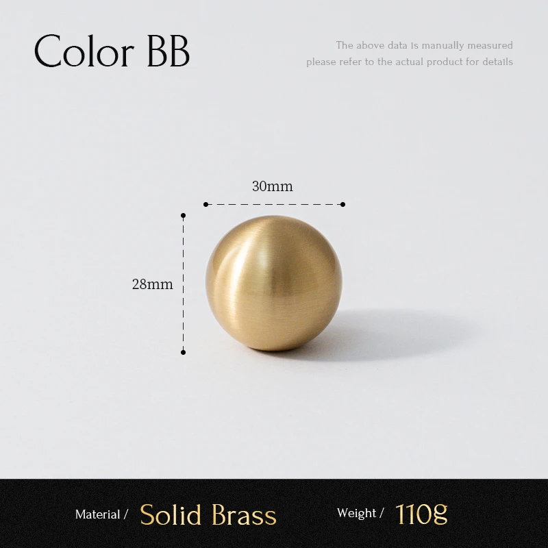 

Сантая Ручки для шкафов латунные золотые