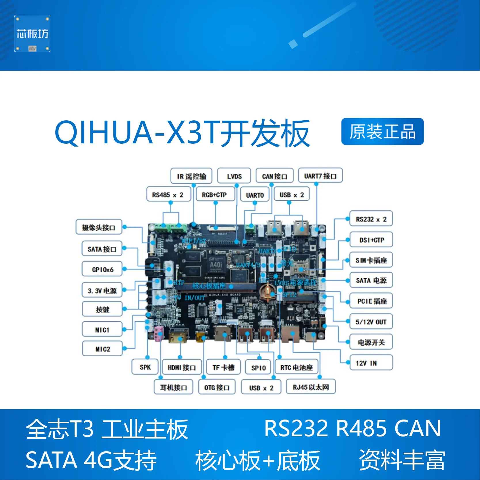 Макетная плата All winner T3 allwinner Android промышленное управление 7 Ubuntu - купить по