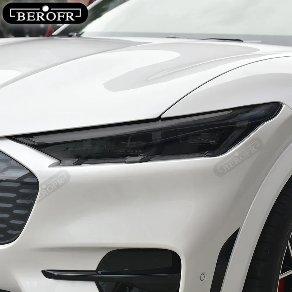 2 шт. прозрачные ТПУ наклейки для автомобильных фар Ford Mustang Mach E 2021 2022