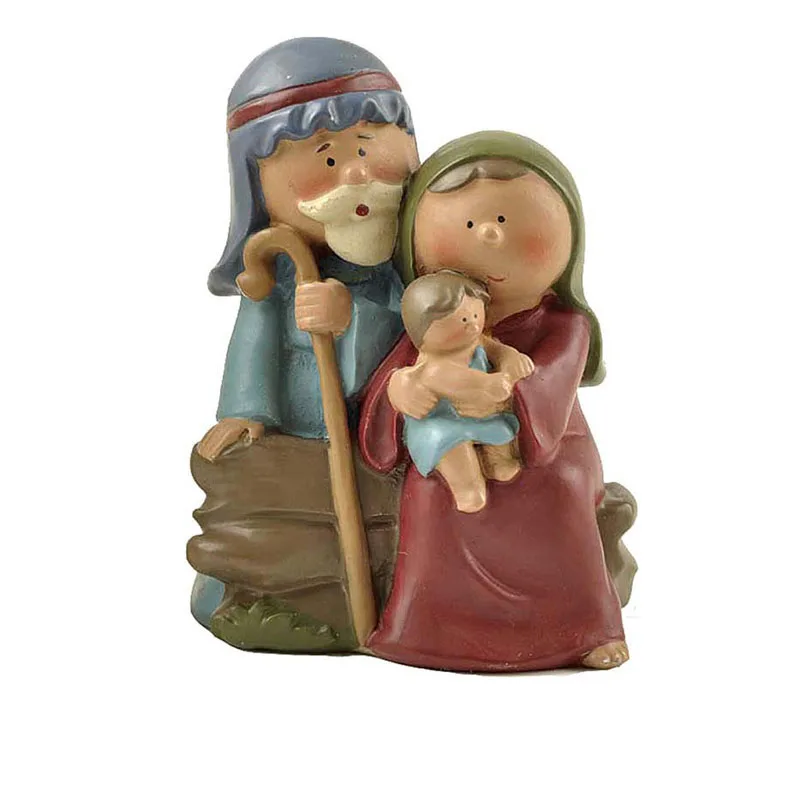 Christmas manger figure sculpture decorations birthday gifts birthday gifts handicrafts resin ornaments