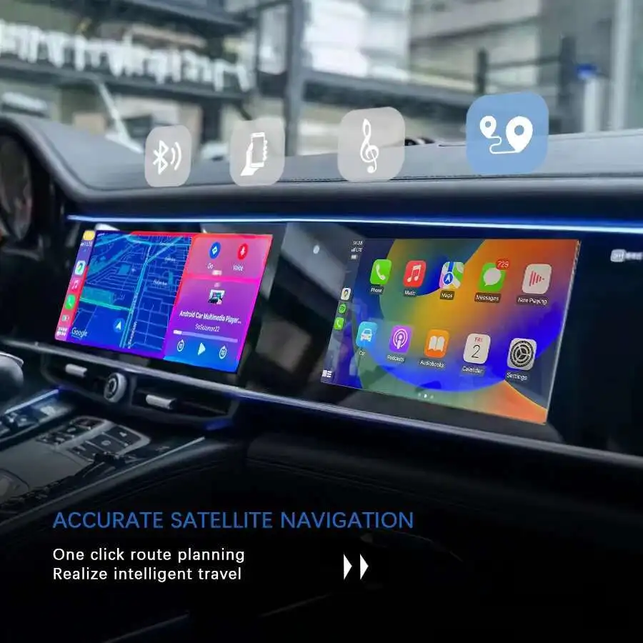 

12,3-дюймовый + 11,4-дюймовый мультимедийный видеоплеер Android для Porsche Panamera 970, обновленный интерактивный двойной экран Carplay Navigation