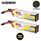 2 шт. Gaoneng GNB 660 мАч 3S 11,4 в 90C HV Lipo батарея XT30 разъем для FPV гоночного дрона M2 вертолет F3P БПЛА Радиоуправляемый квадрокоптер Дрон