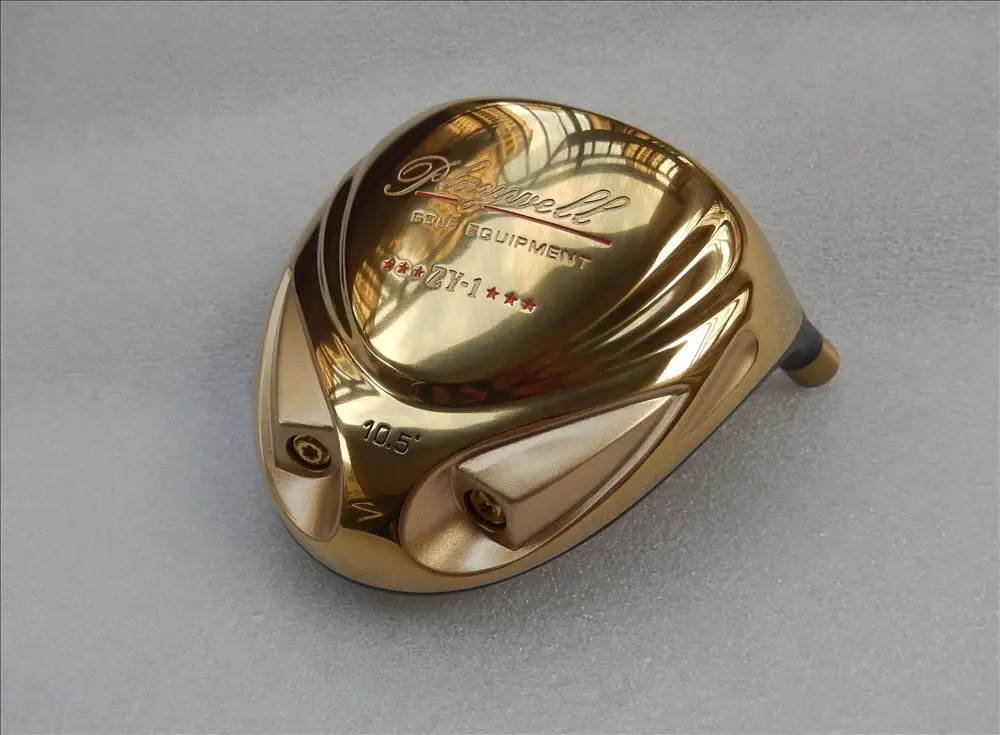 Playwell Zy-1 Titanium Golf Driver Head 10.5deg Gold Colour 