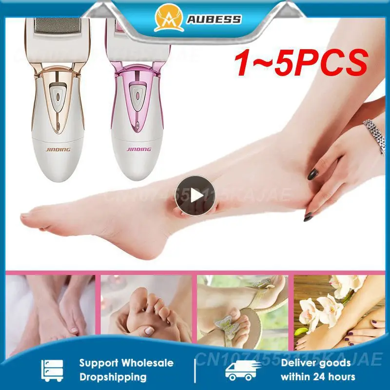 

1~5PCS Rechargeable Pedicure Machine Health Foot Care Pedicura Tools Electric denicer Pedicure Foot File for Heel Callus Remover
