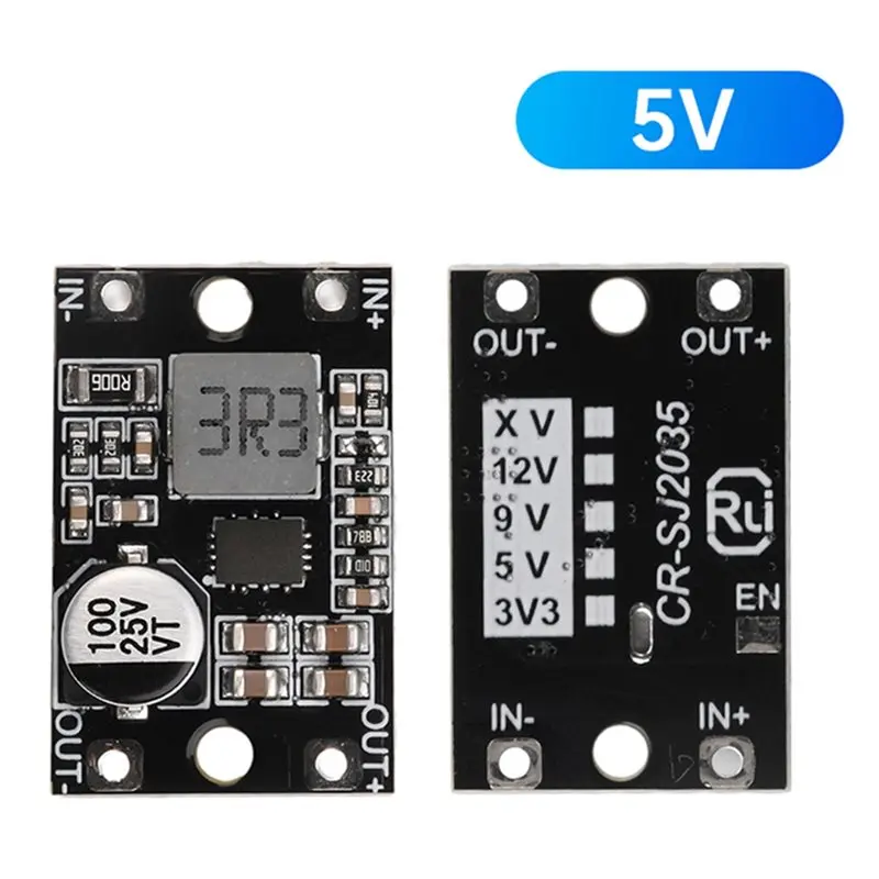 Фото Модуль автоматического преобразователя напряжения AS95-3-20V в 5V DC-DC (повышающий/понижающий) для литиевых аккумуляторов №3