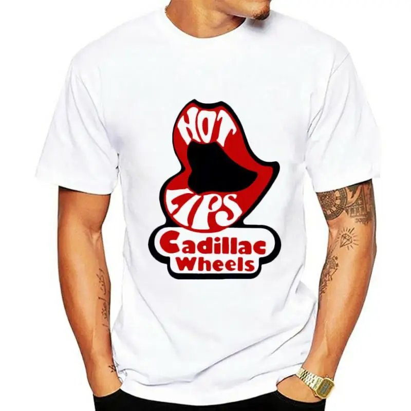 

Vintage Skate T shirt Cadillac Wheels 1970s Wht