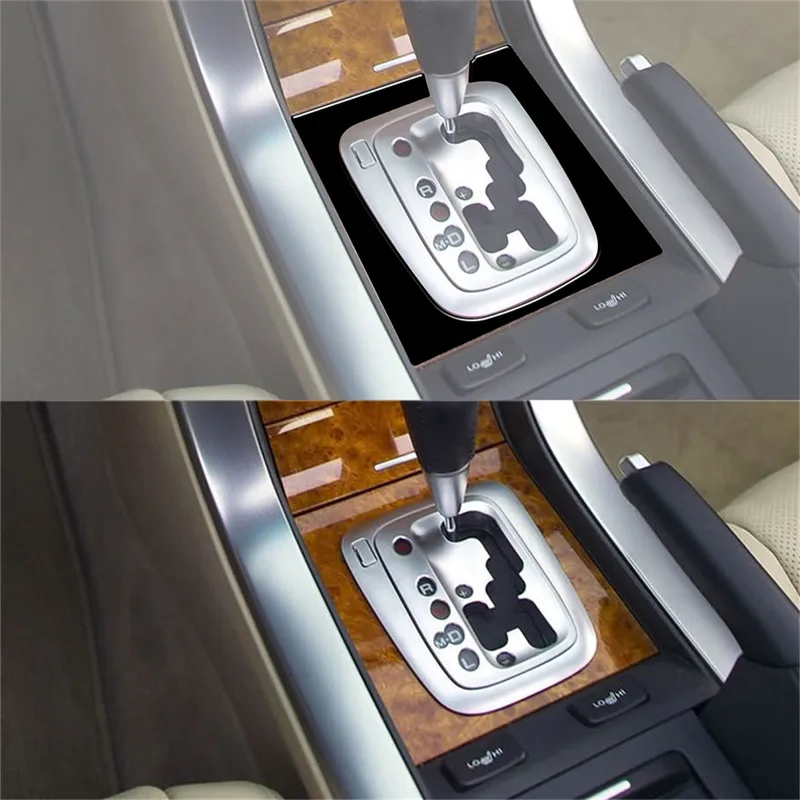 Черные наклейки на фортепиано из АБС-пластика для Honda Acura TL 2004 2005 2006 2007 2008