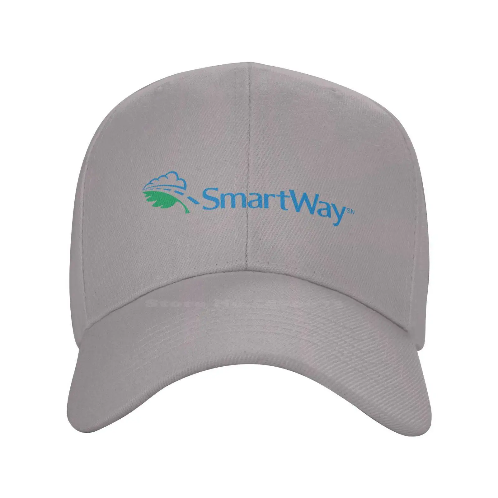

SmartWay Logo Print Graphic Casual Denim cap Knitted hat Baseball cap