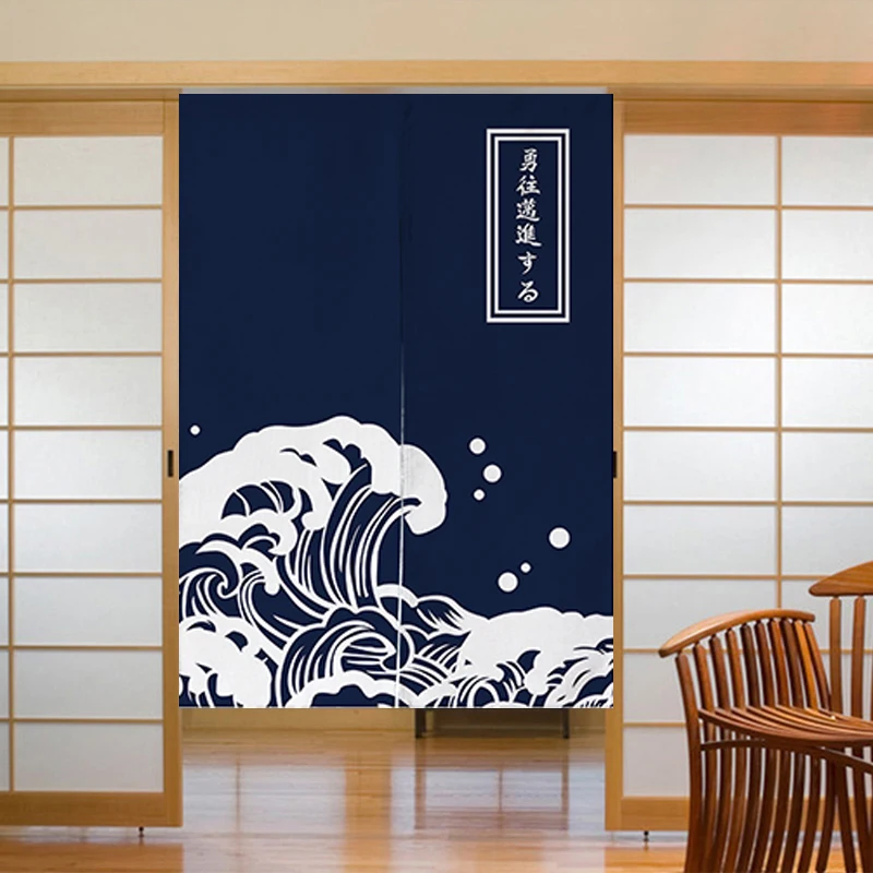 Декоративная ткань в японском стиле для ванной комнаты |