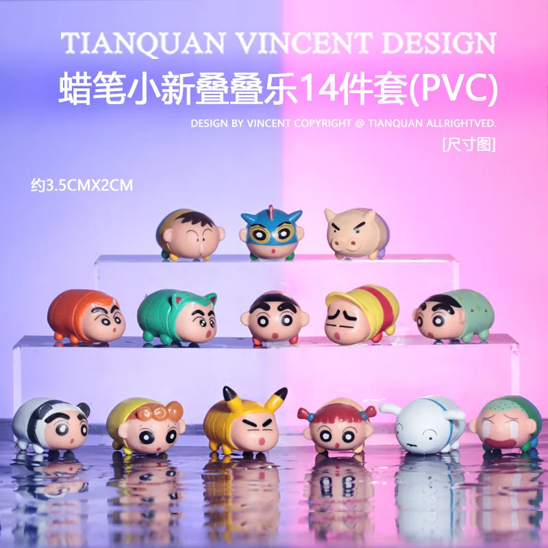 Kawaii Disney милый Микки Минни Маус Дональд Дамбо Ститч История игрушек штабелируемые