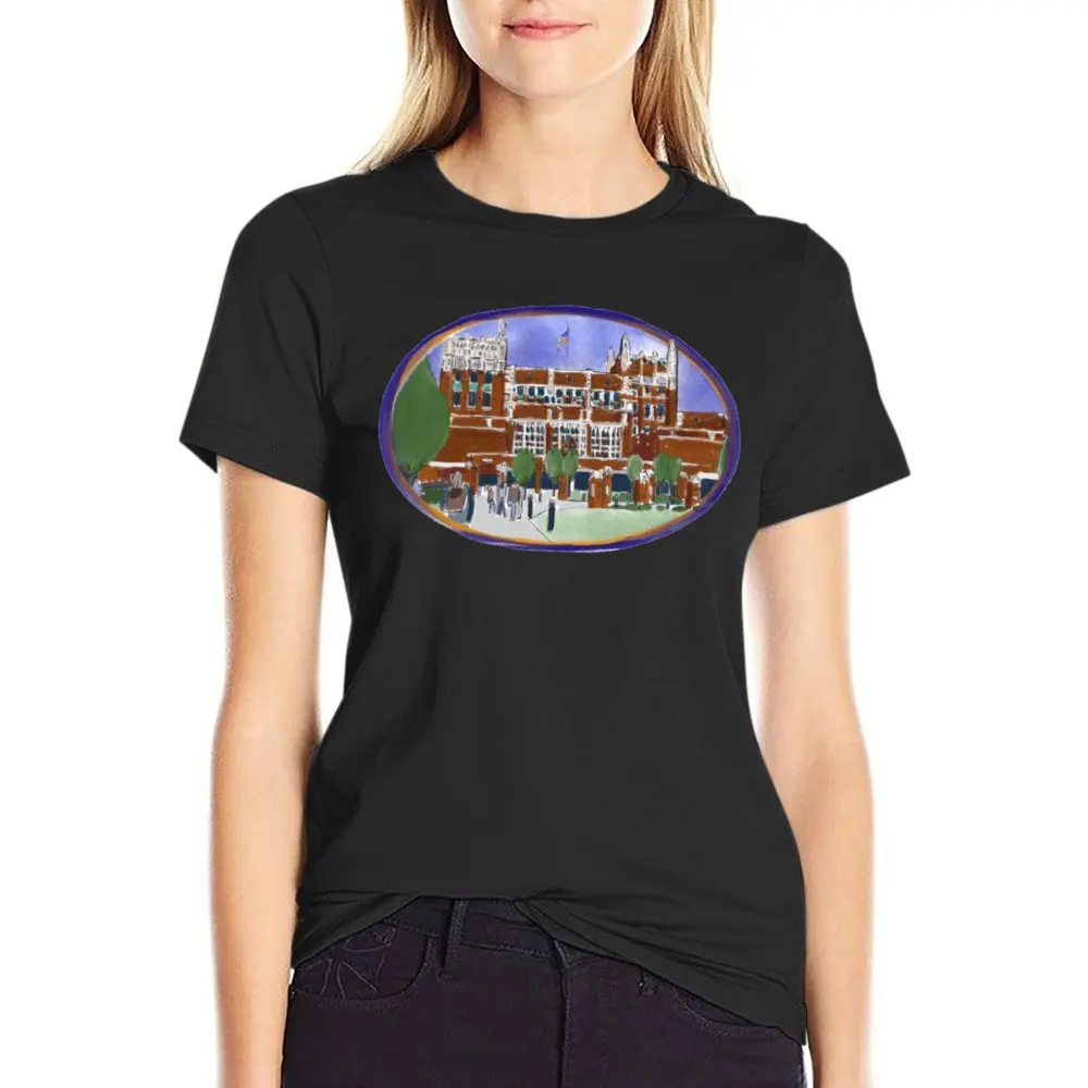 Футболка для средней школы Evanston Day Teachers' Township классическая футболка с круглым