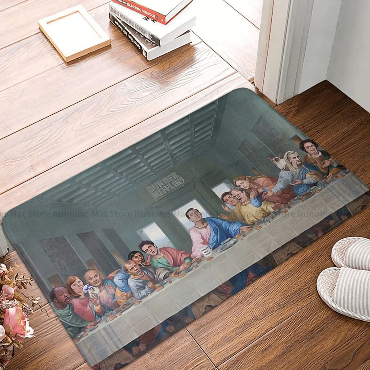 

Майкл Скотт, коврик для офисной спальни, серия «Последний Ужин», Придверный коврик, ковер для гостиной, коврик для входной двери, украшение д...