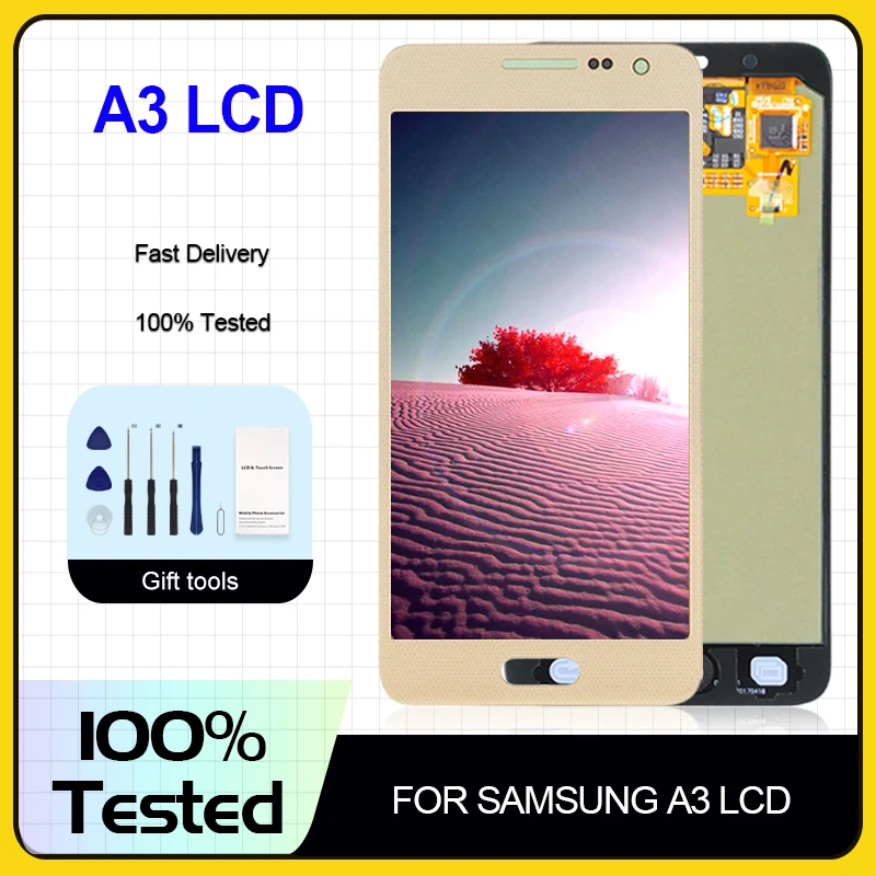 

1Pcs A300 Display For Samsung Galaxy A3 2015 Lcd With Touch Screen Digitizer Assembly A300F A300G Screen With Tools