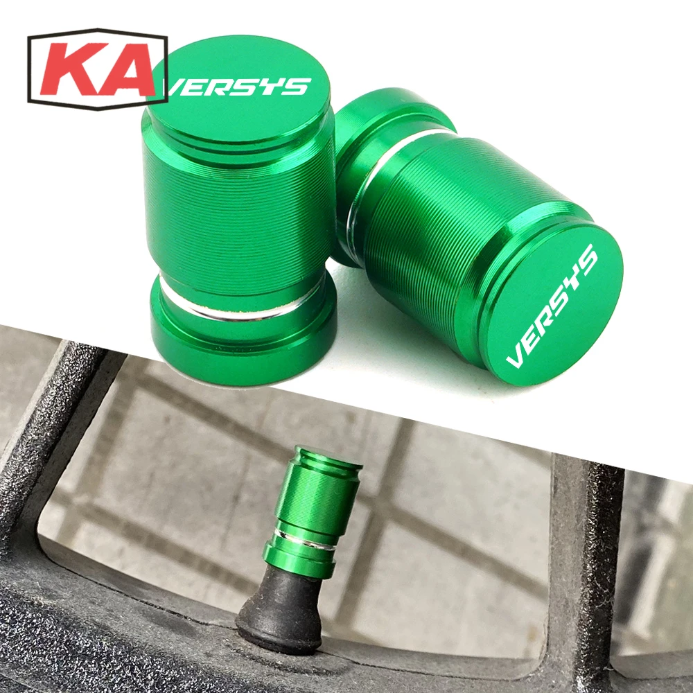 

2022 New For Kawasaki Versys 650 1000 X300 300X 300 CNC Moto Tire Valve Caps Tyre Air Port Stem Cover Motorcycle Accessories