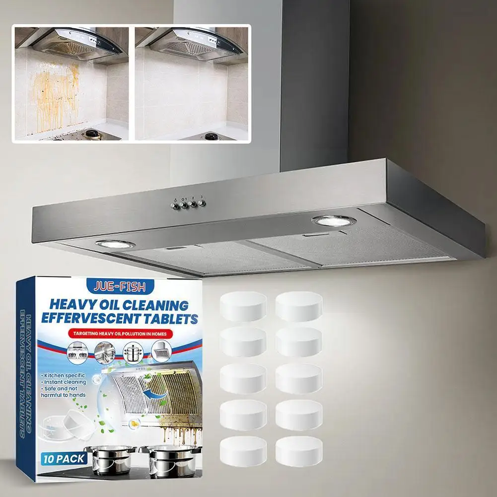 

Kitchen Heavy Oil Cleaner Effervescent Tablets Dissolve In Water For Metal And Plastic Surfaces Kitchen Stain Removal Clean P0N4