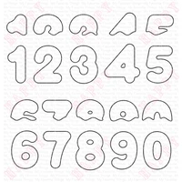 new frosted numbers metal cutting dies scrapbook diary decoration embossing template diy album paper craft greet card handmade