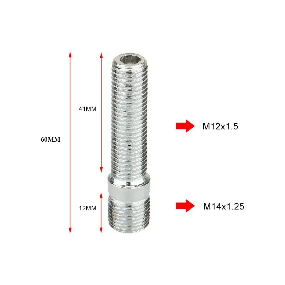 

Удлиненные шпильки для колес m12x1, 5,M14x1, 25,M14x1, 5, 1 шт.