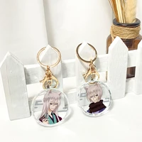 anime kamisama love kamisama kiss tomoe transparent crystal keychain cosplay acrylic figure keyring kids collection toy 2177