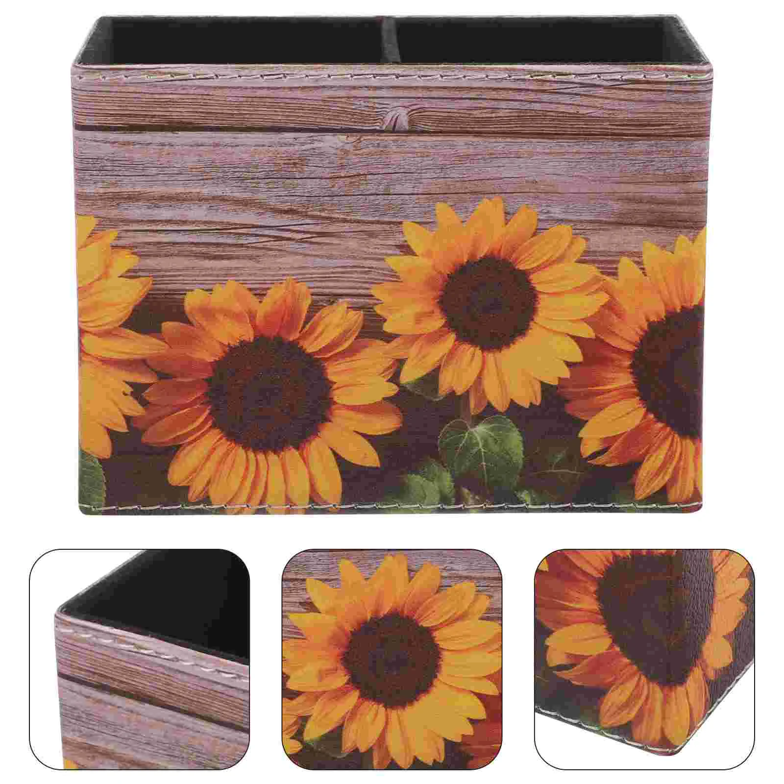 

Pen Organizer Office Divided Brushes Holder Stationery Storage Holder Office Supply