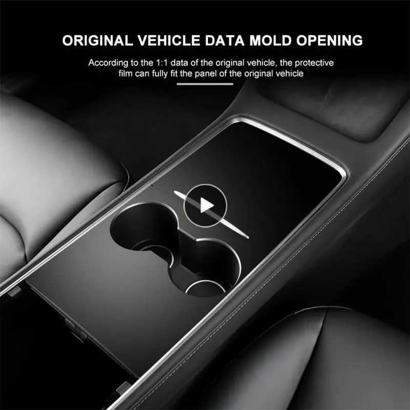 

Durable Wood Grain Film Carbon Central Control Cover Multicolor Center Console Panel Sticker Standard Size Universal Stable