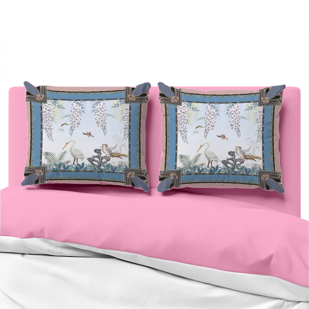 

Luxury Pillow cover for sofa Decorative pillow case Bedding Pillowcase Pillowcovers 50x70 50x75 50x80 tropic frame