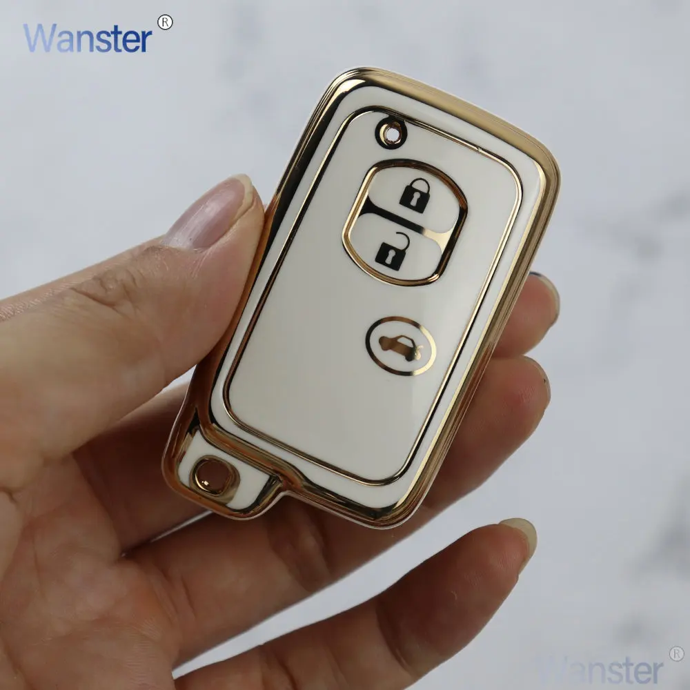 

2/3/4 бутылки из ТПУ, чехол для автомобильного смарт-ключа, чехол для брелока для Toyota Corolla Camry Avalon Prius RAV4 Highlander 4 Runner Land Cruiser