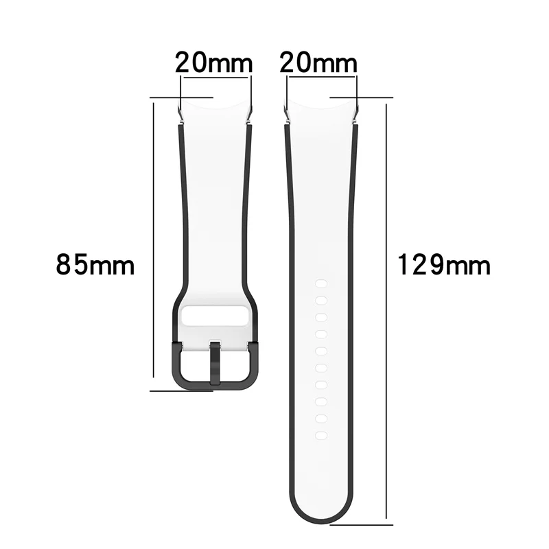 

Official 1:1 Strap for Samsung Watch 5/4 44mm 40mm Watch5 Pro 45mm Bespoke Edition Sport Band for Galaxy 4 Classic 42mm 46mm