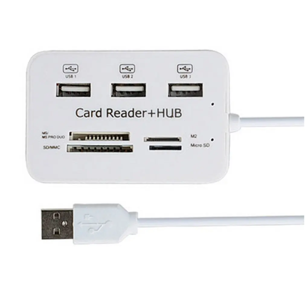 

USB 3,0 разветвитель для карт памяти, 3 порта