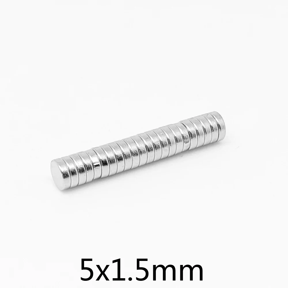 

Круглые магниты 5x1,5 мм