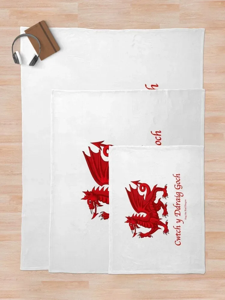 Футболка с валлийским красным драконом y Ddraig Goch-объятие красного дракона плед