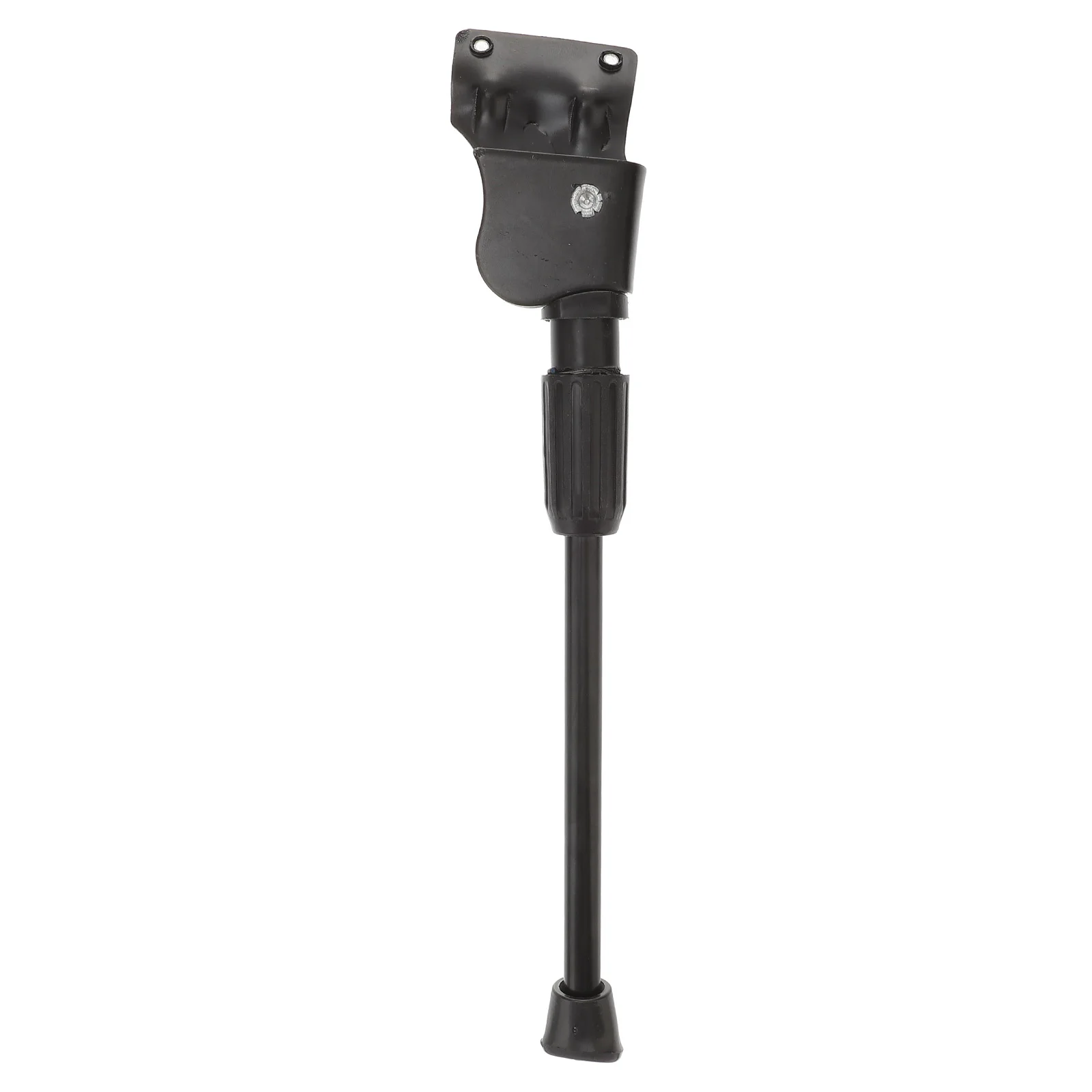 Kids Bicycle 2 Holes Folding Stand Steel Single Side Kickstand for Mountain Bike Road ( Black )