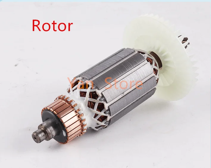 1 шт. сменный Mentelectric Hammer Motor 6 зубчатый ротор/статор AC 220 В для Bosch PA6-GF30 Hitachi 26 DH26