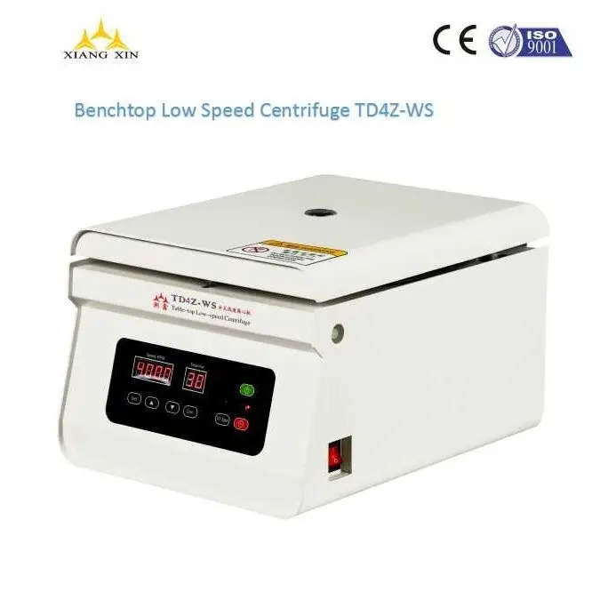 

desk top low speed finxed angle rotor hospital blood medical centrifuge machine cheap price TD4Z-WS 24*10ml