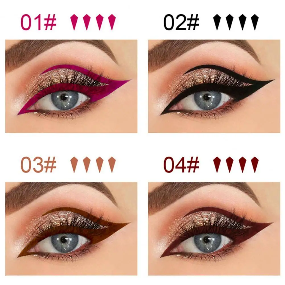 

9Pcs Liquid Eyeliner Compact Non-smudge Eyeliner Pencil Delicate Texture Easy to Color Colorful Eyeliner