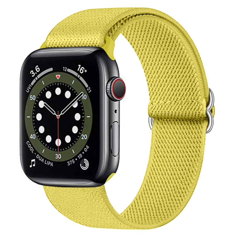

Nylon Loop Strap for apple watch band 44mm 40mm 45mm 41mm 38mm 42mm 44 mm bracelet correa Watchband iWatch serie 3 5 6 se 7 band