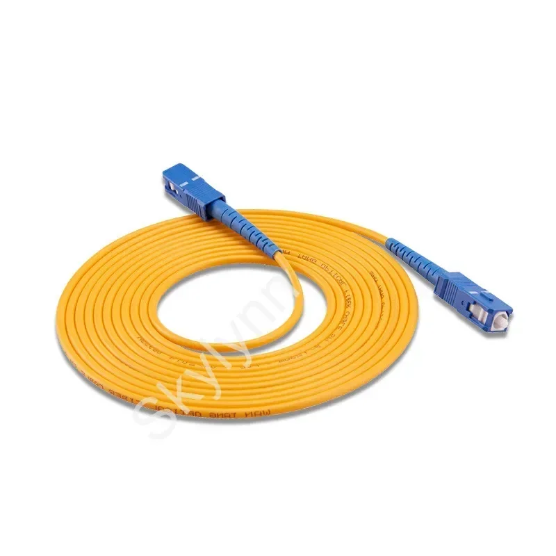 10 шт. м SC/UPC-SC/UPC одномодовый G652D 3 0 мм 9/125 оптоволоконный патч-корд LSZH с желтой