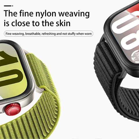 Спортивный нейлоновый ремешок 18 мм 22 мм для Huawei Watch GT5 GT4 41 мм 5Pro 46 мм, плетенный браслет 20 мм для Samsung Galaxy Watch 7 6 5 4