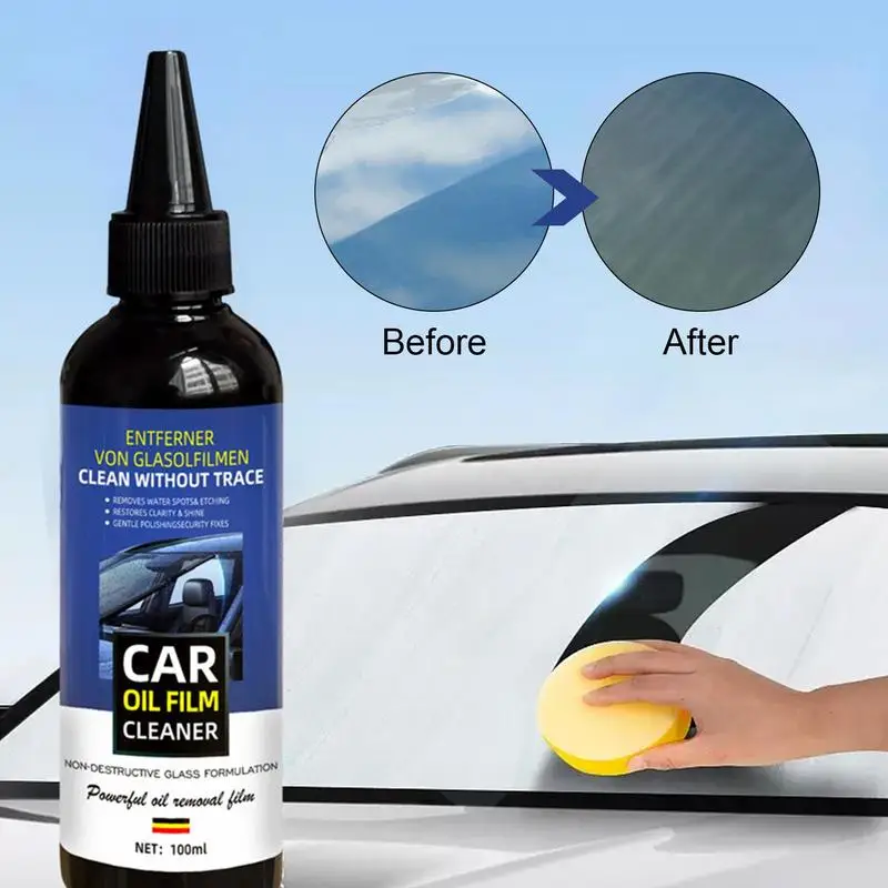 

car Glass Oil Film Remover universal Powerful car window glass Water Spot Stains Removal Cleaner agent auto exterior accessories