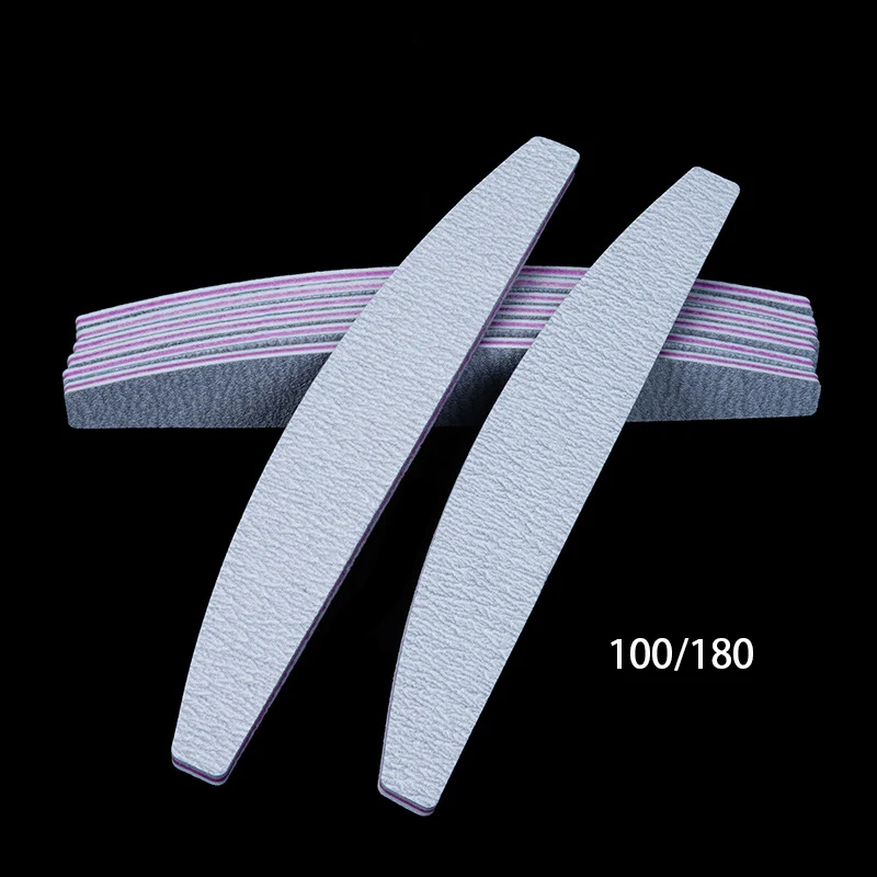 

Nail Art 100/180 Nails Sanding Pedicure Polishing Manicure Buffers Care Tools Nail Lime Professional Nail Files Lot