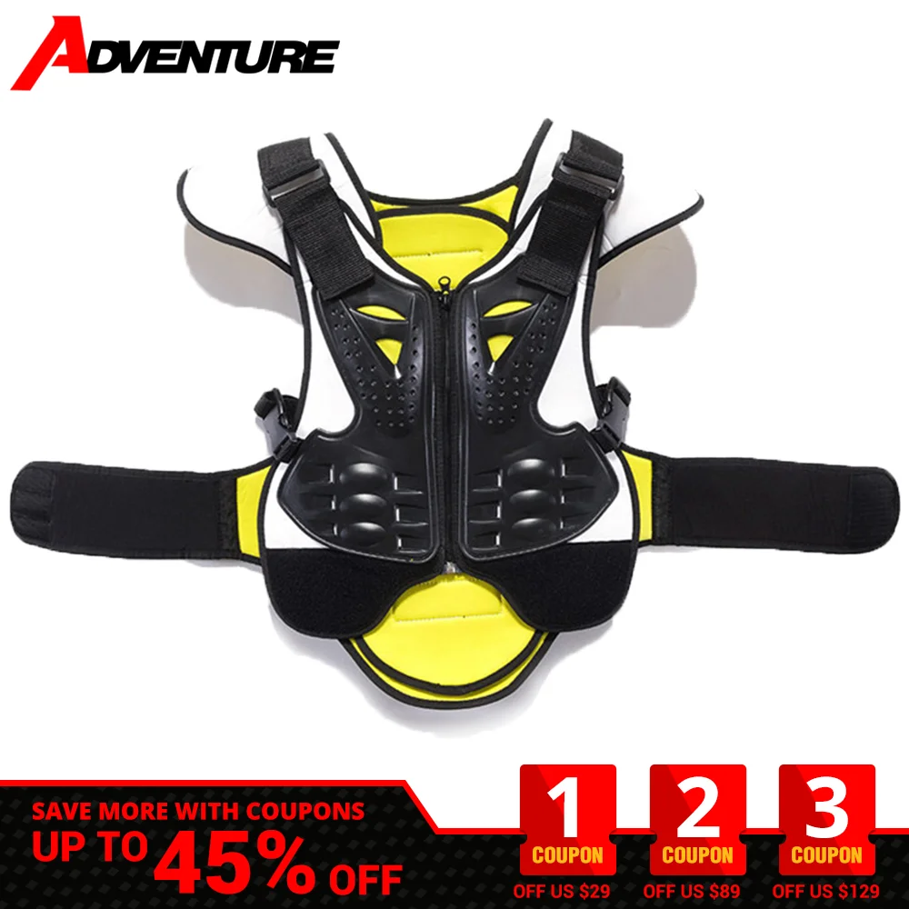 

Children Body Protector Vest Armor Kids Motocross Armor Jacket Chest Spine Protection Gear Anti-fall